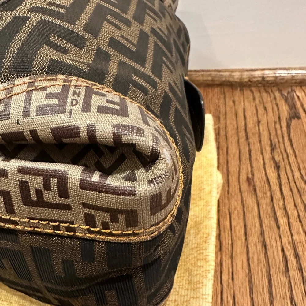 Fendi Black and Brown Satchel - Picture 11 of 16